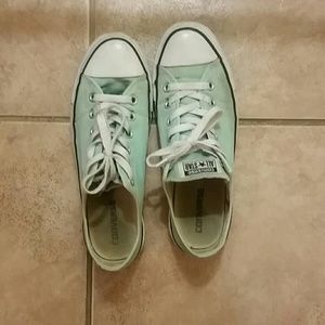 Converse mint green